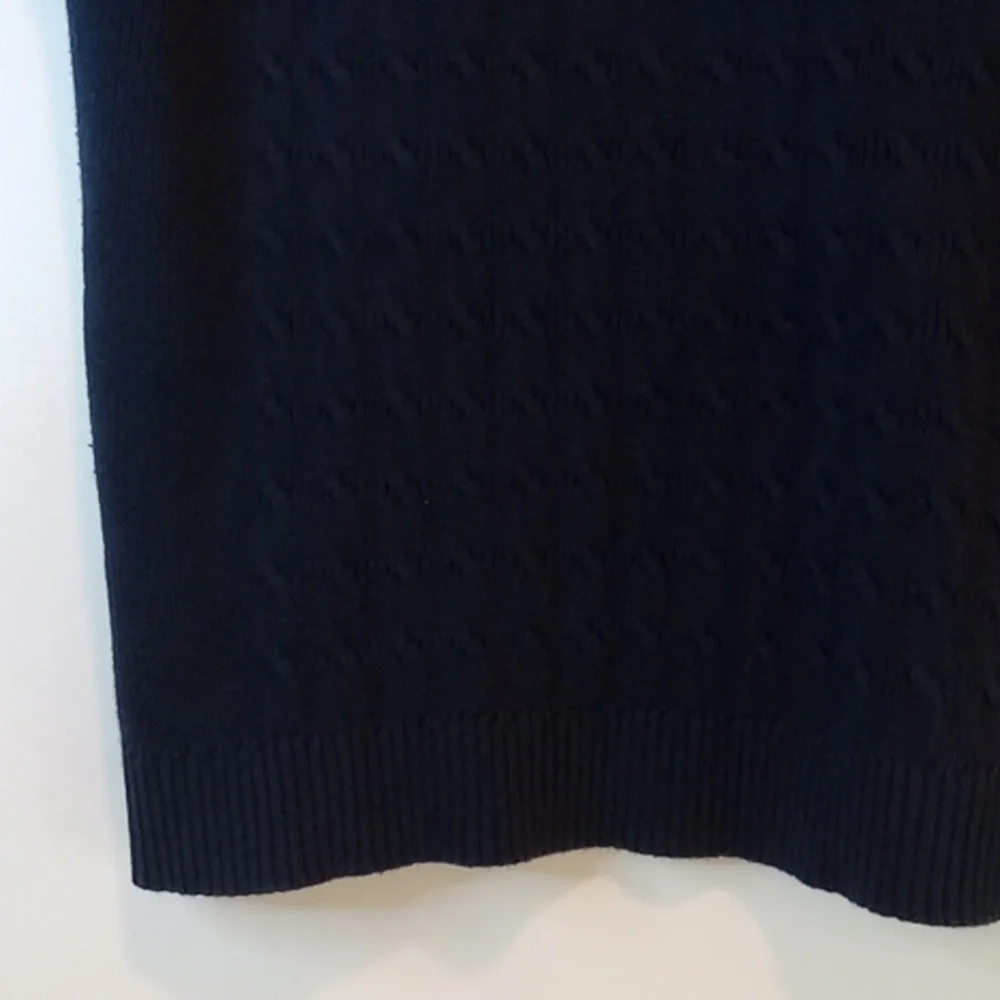 Vintage 90s Tommy Hilfiger Sweater Vest Navy Blue Men's Sz L EUC NICE!